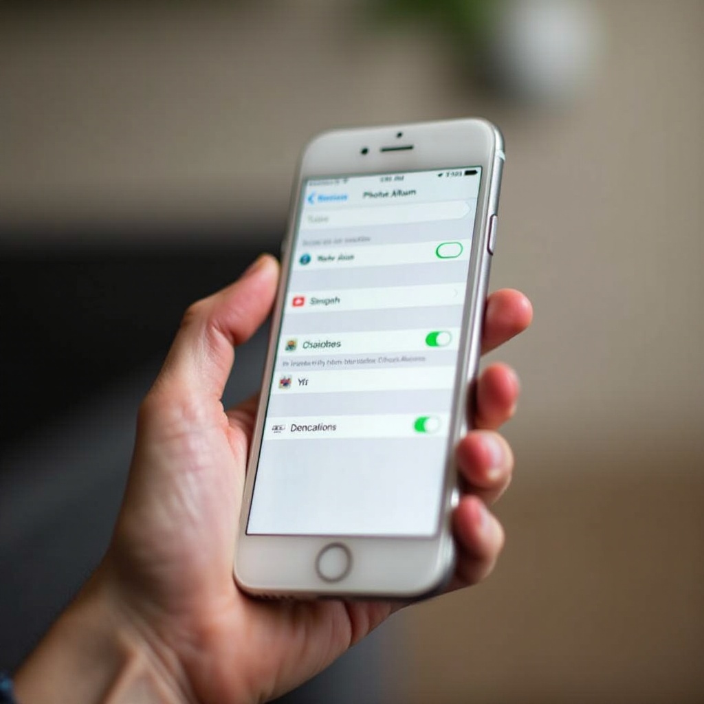 как сделать альбомы личными на iPhone