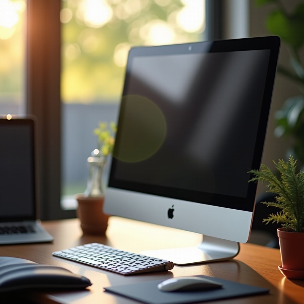 druhá obrazovka Macu bliká, zapíná a vypíná se