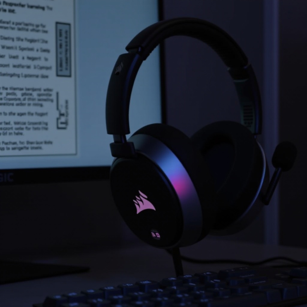 jak połączyć słuchawki Corsair z komputerem