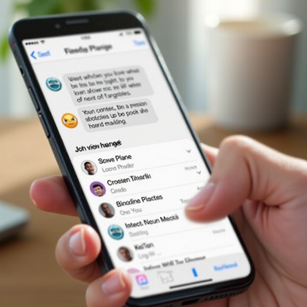 jaki jest status skupienia na udostępniaj na wiadomościach iPhone’a