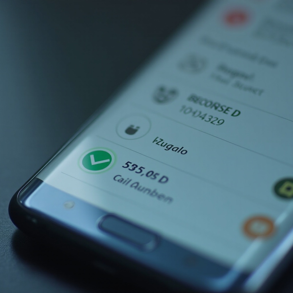 зеленая галочка рядом с номером телефона samsung