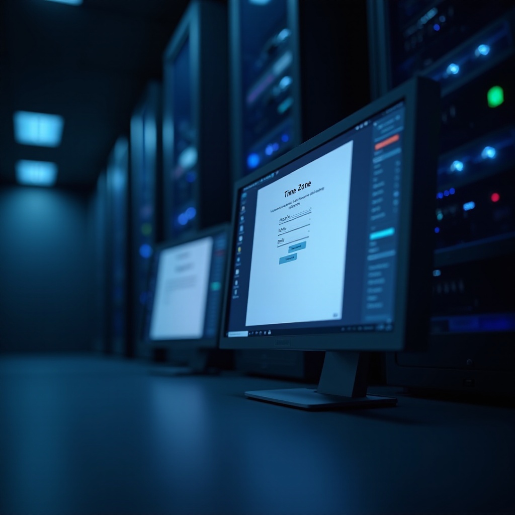 časové pásmo ve Windows Server je zašedlé