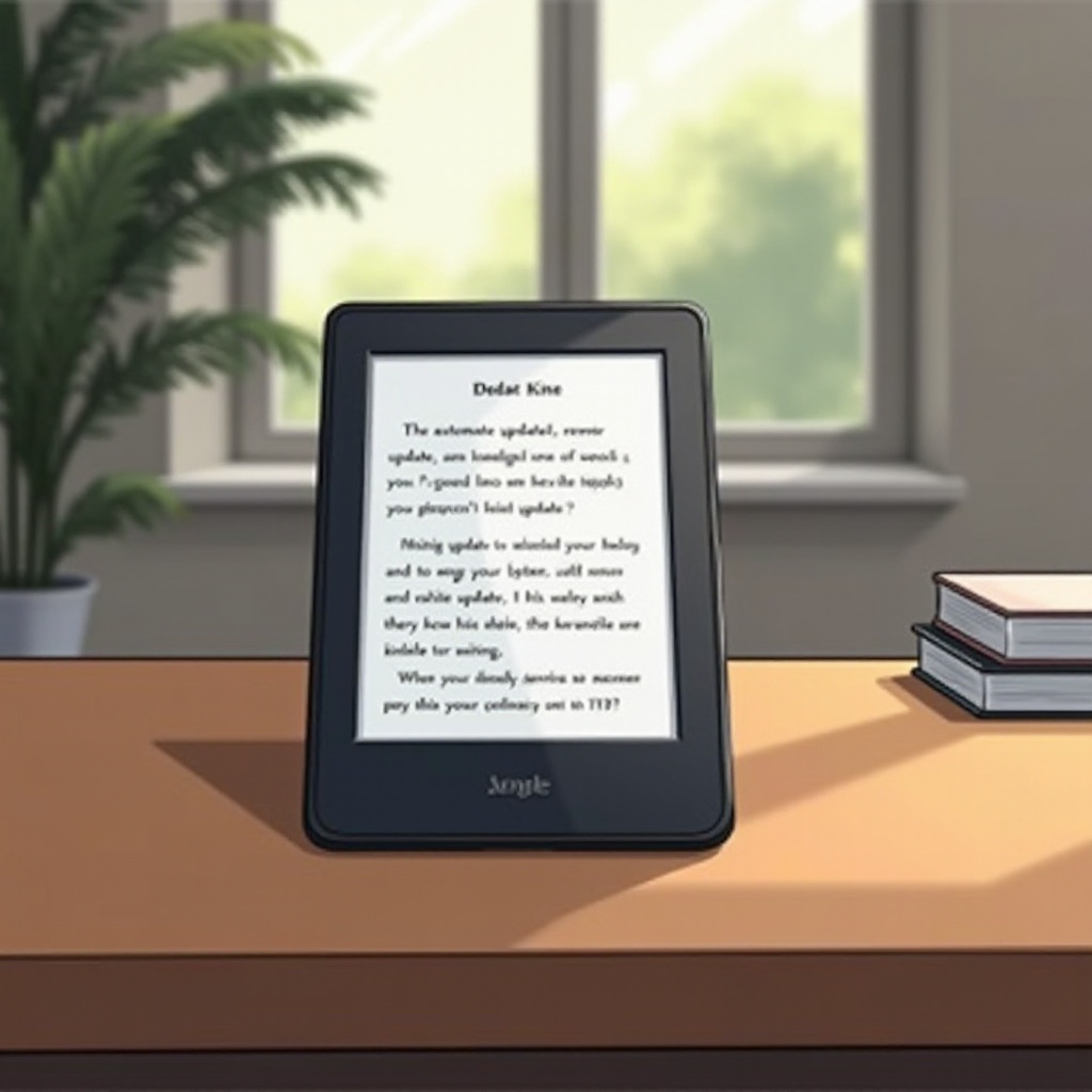 jak aktualizovat svůj Kindle