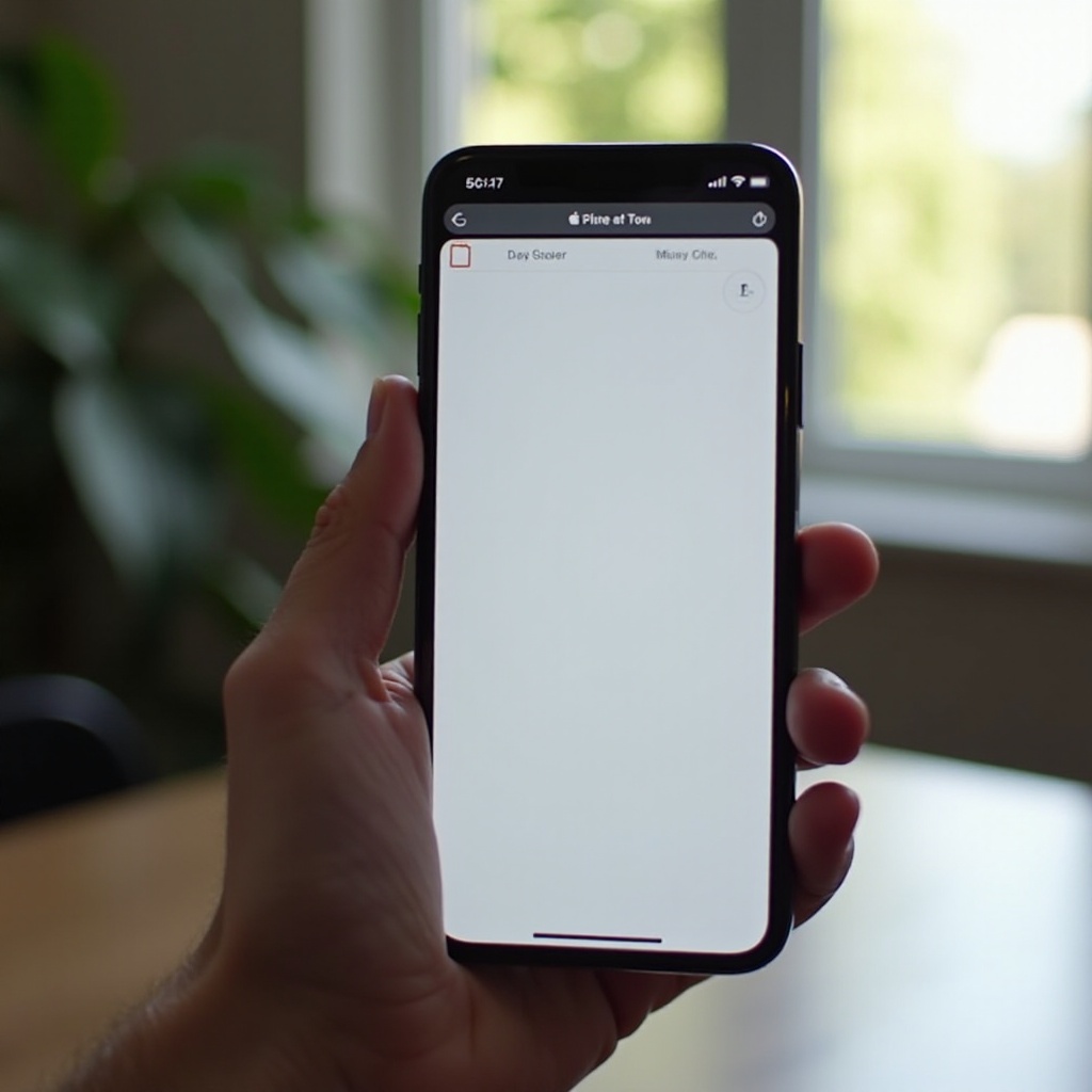 przenieś pasek adresu na górę iphone'a
