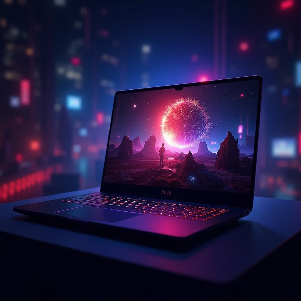 najlepszy laptop do gier z ekranem OLED
